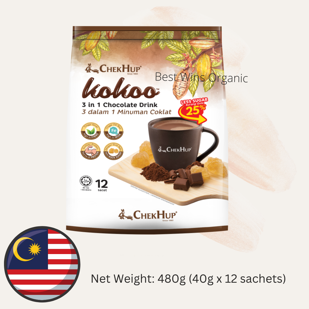 Chek Hup Kokoo 3 in 1 Chocolate Drink 三合一巧克力饮料 480g
