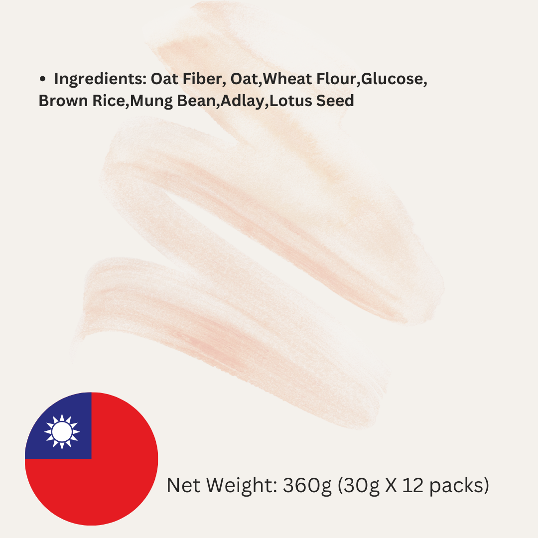 GreenMax All Natural Oat & Adlay Cereal 燕麦薏仁浆 30g X 12sachets