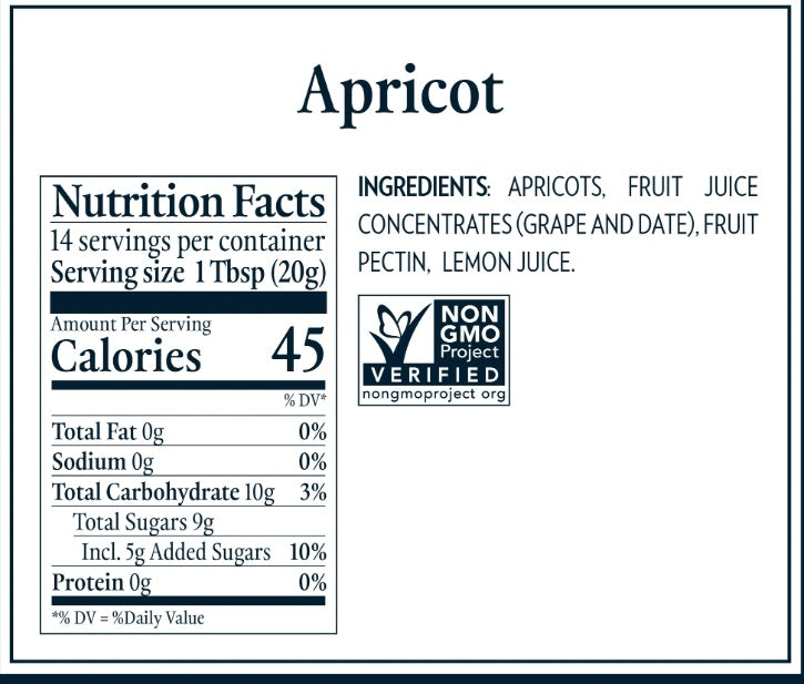 St. Dalfour Apricot Fruit Spread 284g
