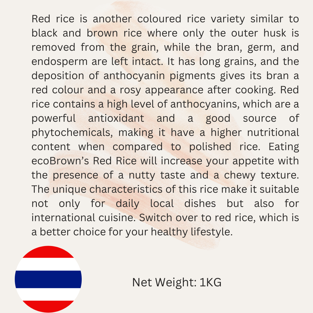 ecoBrown's Red Rice 红米 1kg