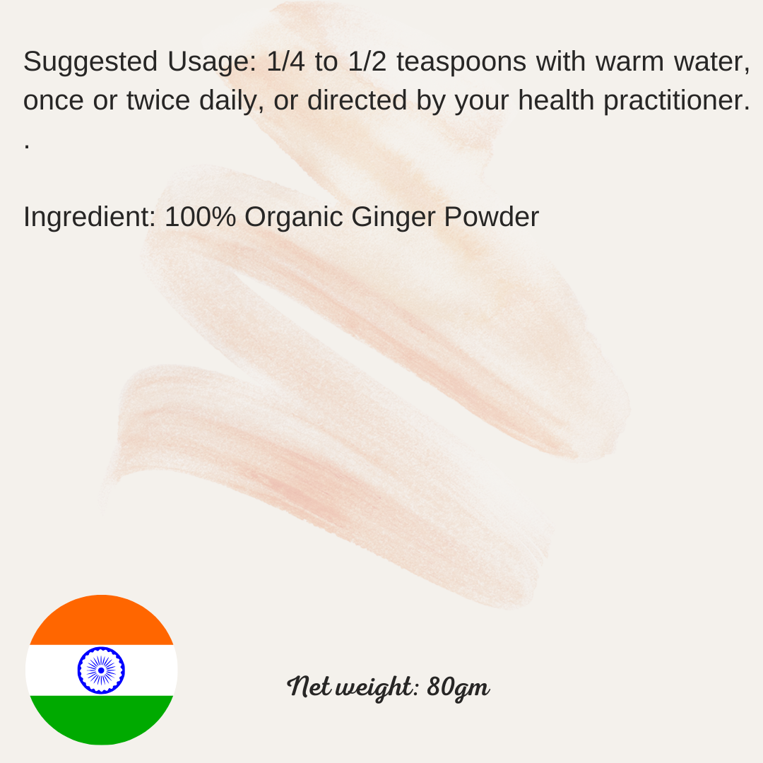 Health Paradise Organic Ginger Powder 80g