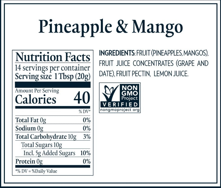 St. Dalfour Pineapple & Mango Fruit Spread 284g