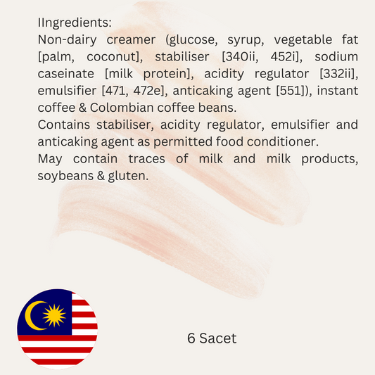 Chek Hup Microground Colombian Latte 微磨哥伦比亚拿铁 138G (23g x 6s)