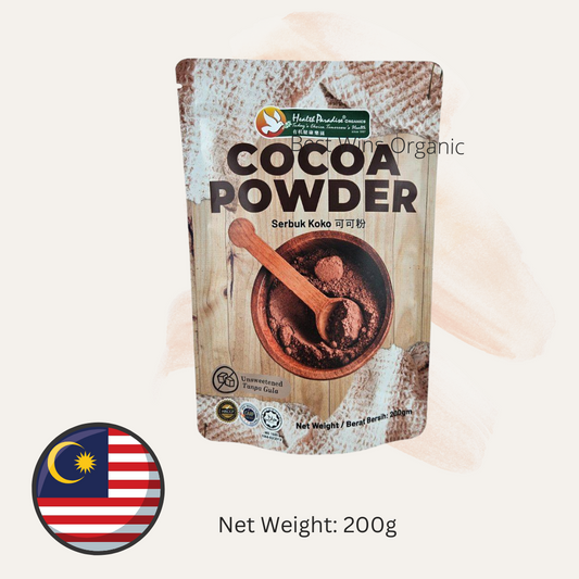 HealthParadise Cocoa Powder Unsweetened 无糖可可粉 200g
