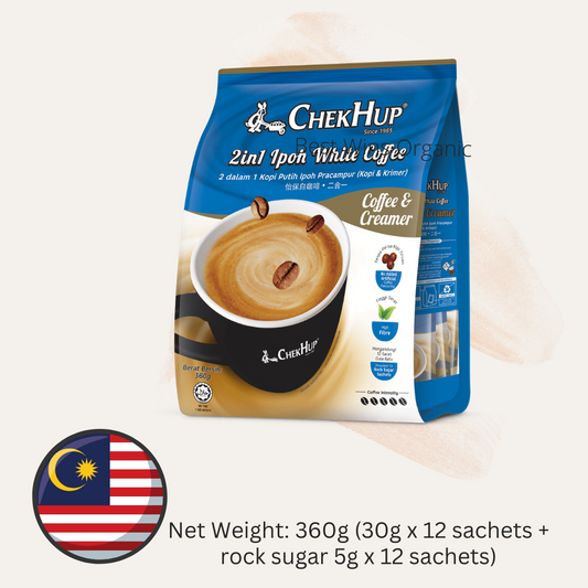 Chek Hup 2 in 1 Ipoh White Coffee & Creamer 怡保白咖啡二合一 360g