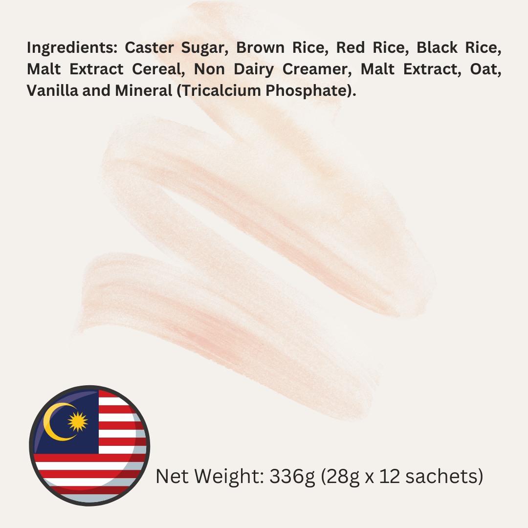 ecoBrown’s CEREAL PLUS Brown Rice Cereal Drink 糙米谷物饮料 336g (28g x 12 sachets)