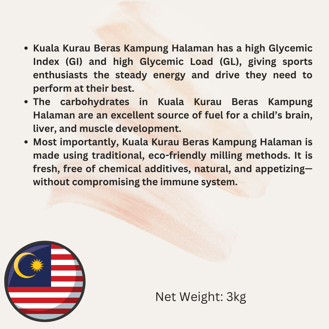 Kuala Kurau Beras Kampung Halaman 家乡白米 3kg