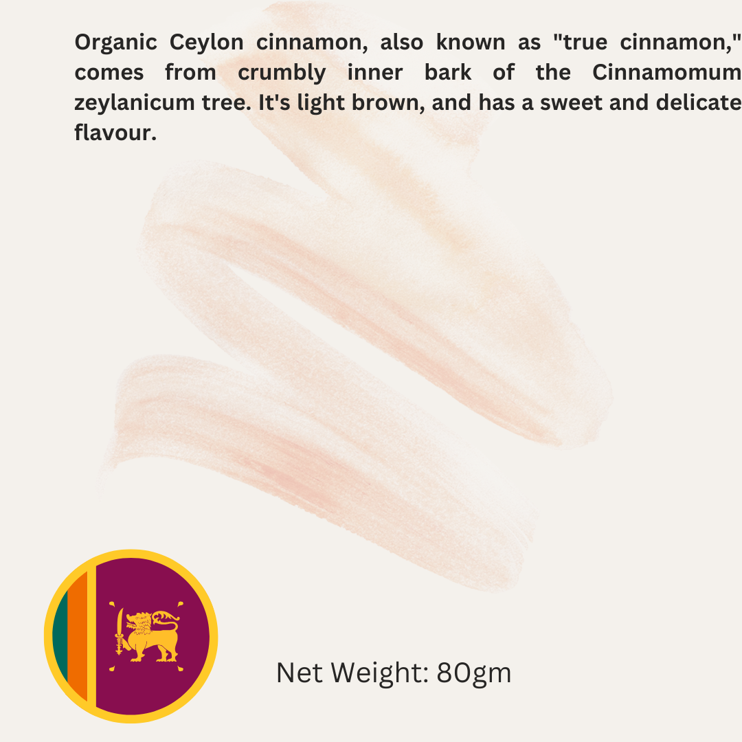 Health Paradise Organic Ceylon Cinnamon Powder 有机锡兰肉桂粉 80g