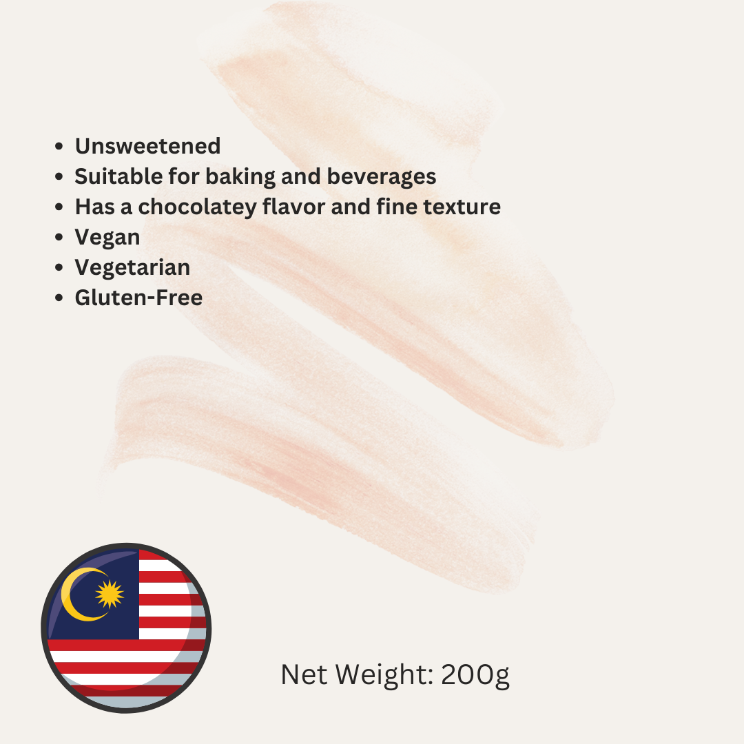 HealthParadise Cocoa Powder Unsweetened 无糖可可粉 200g