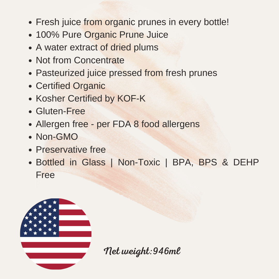 Lakewood Organic Pure Prune 有机纯西梅汁 946ml