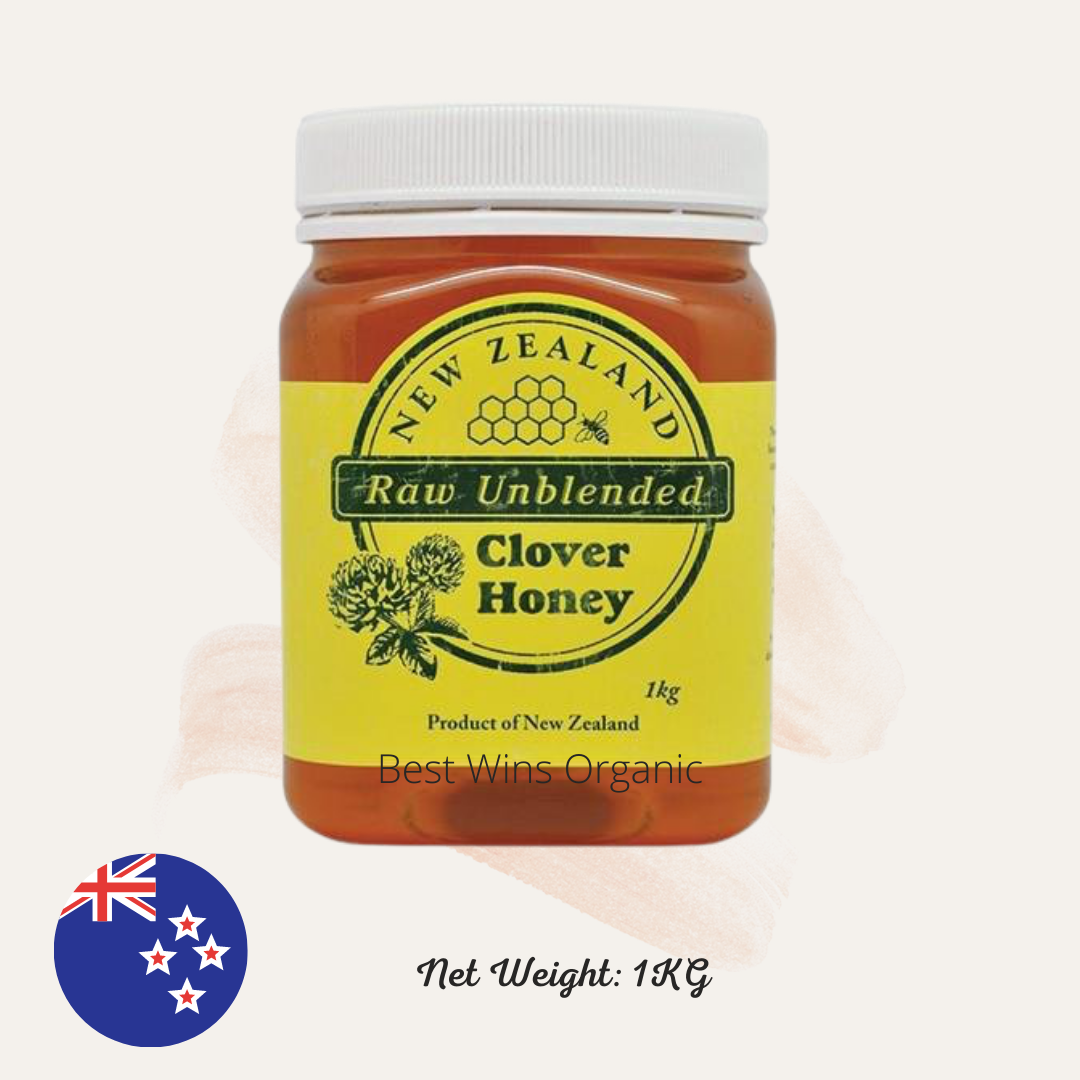 New Zealand Raw Unblended Clover Honey 1kg