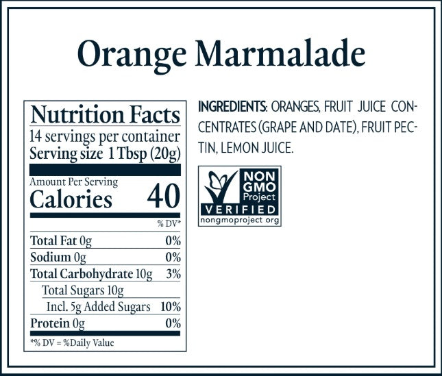 St. Dalfour Orange Marmalade Fruit Spread 284g