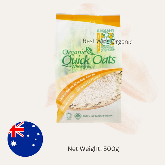 Radiant Organic Quick Oats - Organic Steel Cut Oat 1kg