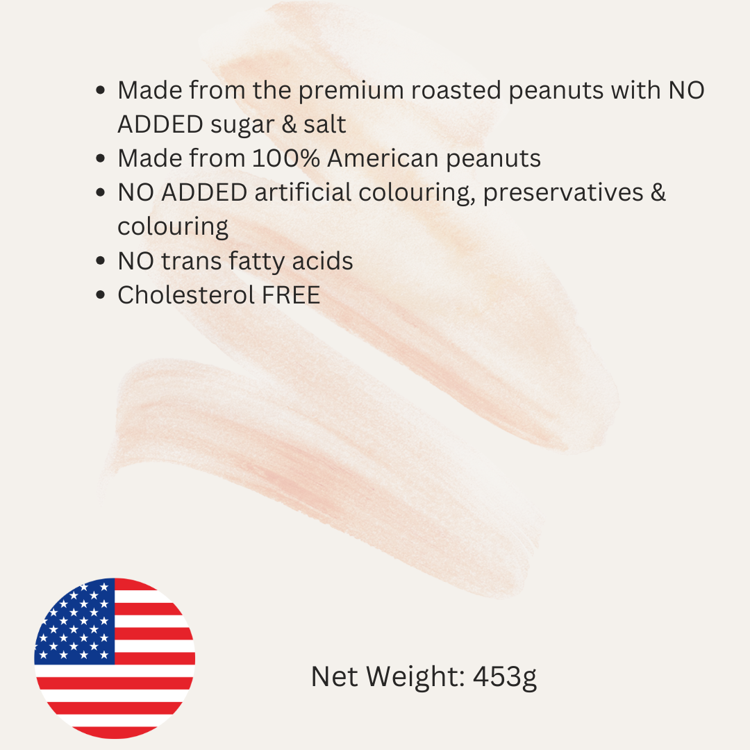 Steffi's Delight No Added Sugar Peanut Butter Crunchy 453g