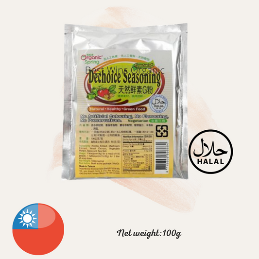 Organic Spring Dechoice Seasoning 有机泉天然鲜素G粉 100g